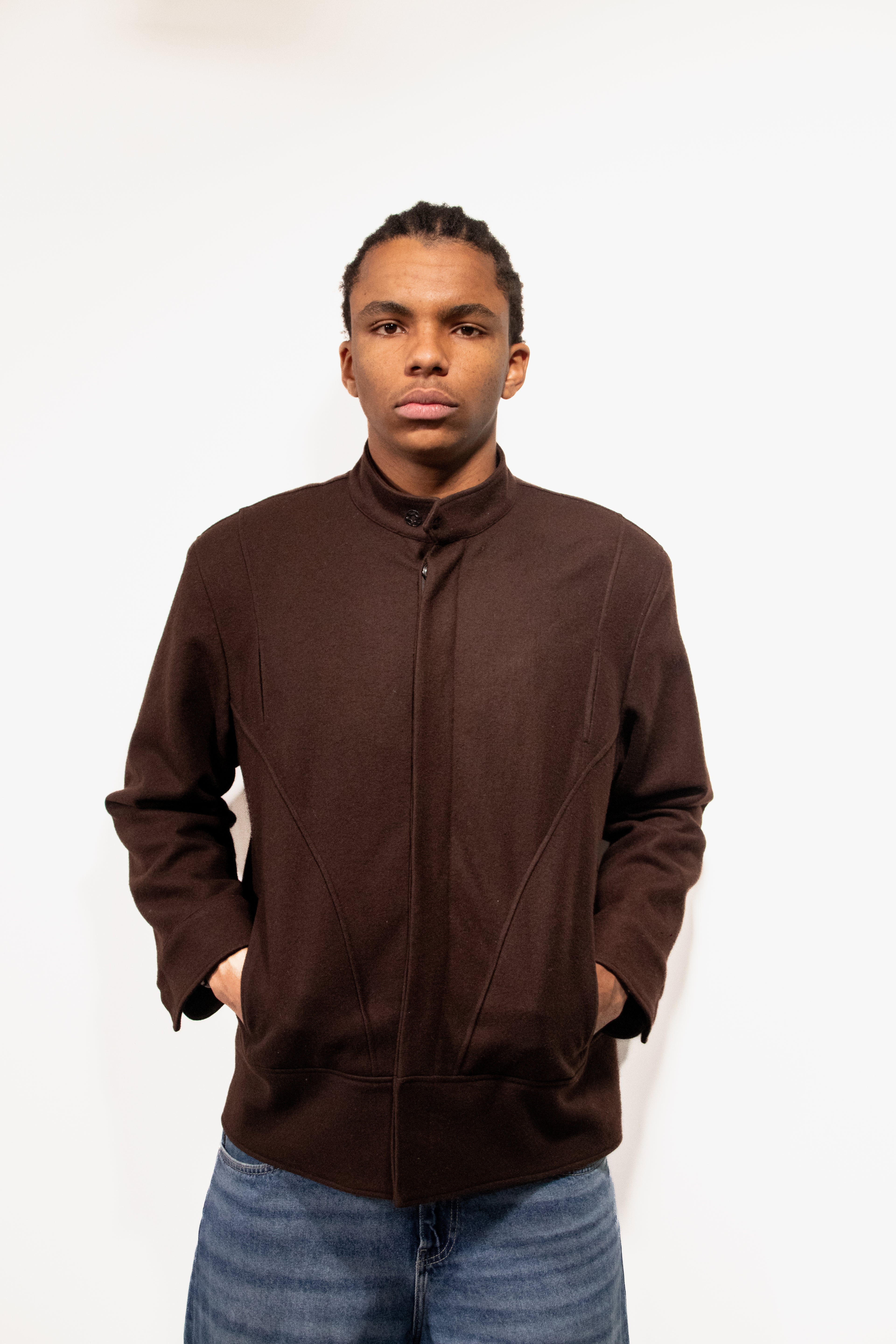 Hidden Pocket Jacket - Brown Edition