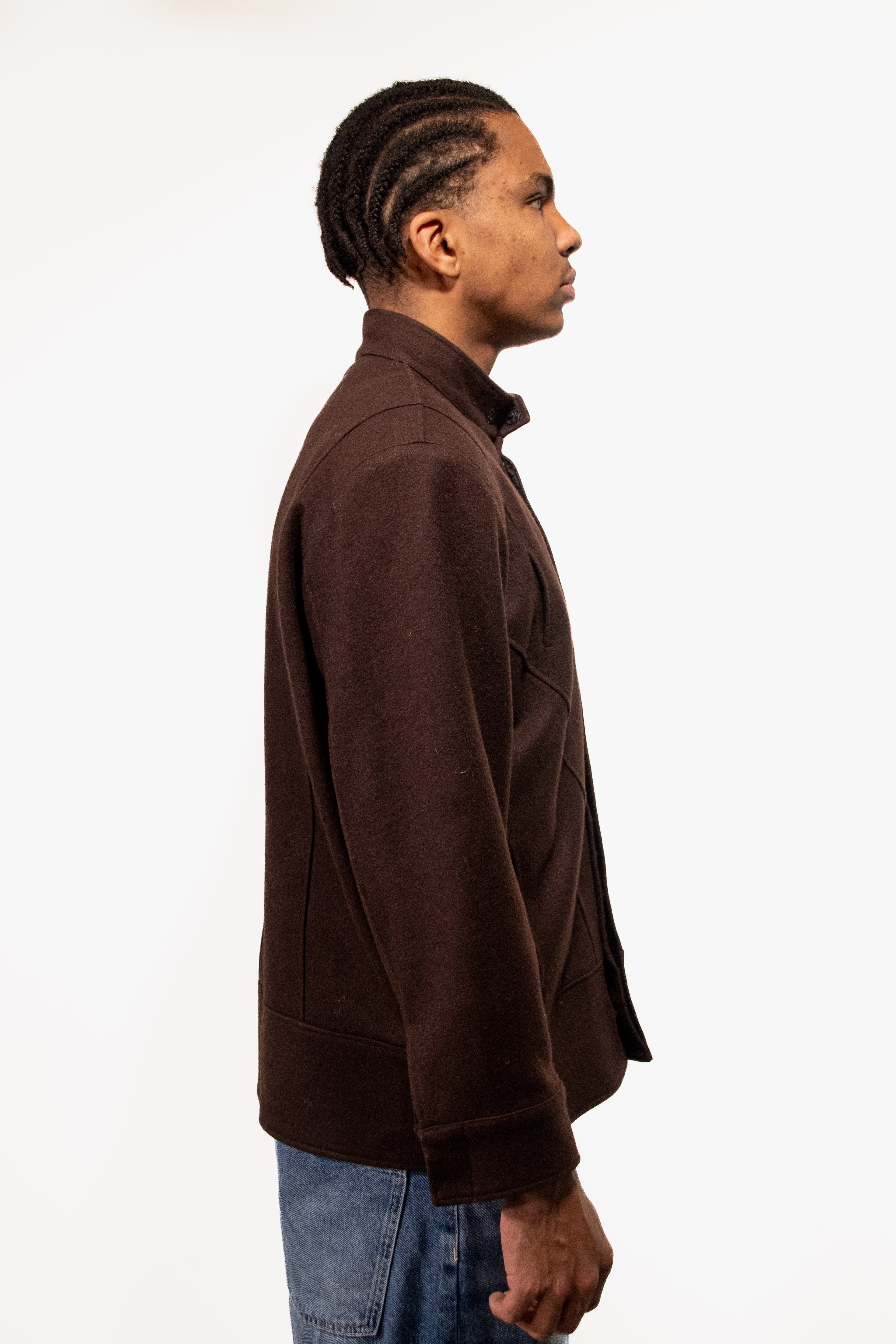 Hidden Pocket Jacket - Brown Edition